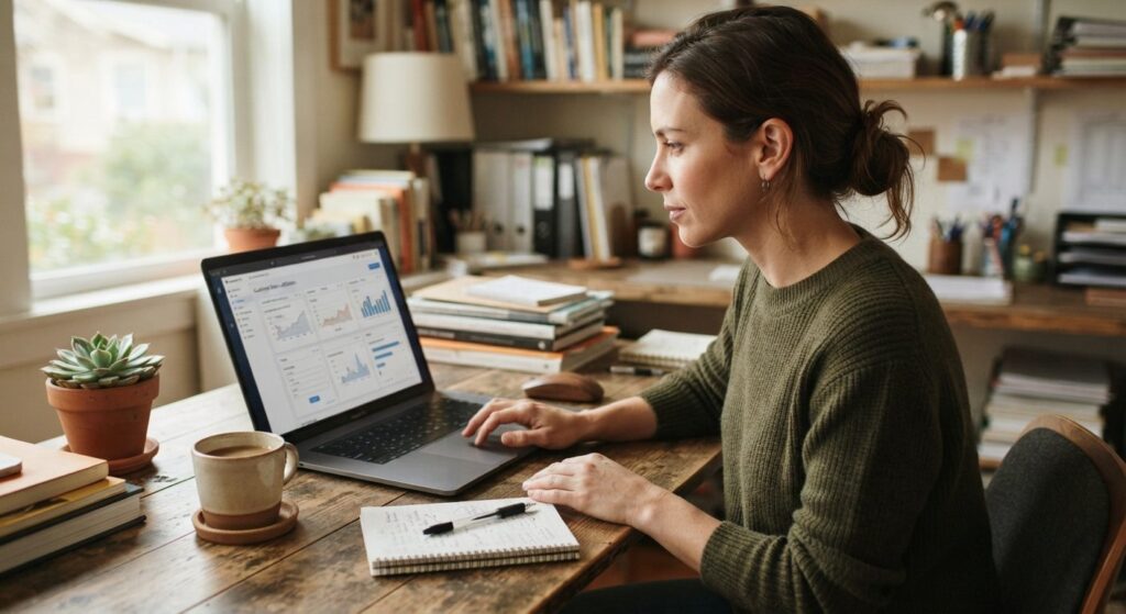 Virksomhedsejer vurderer om det er tid til at skifte fra regneark til et CRM-system